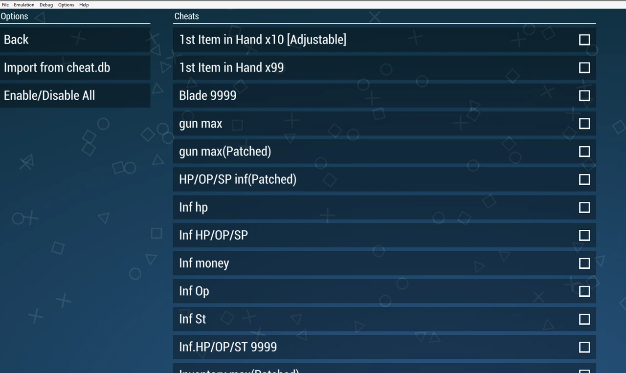 Download CWCheats Pack for PPSSPP