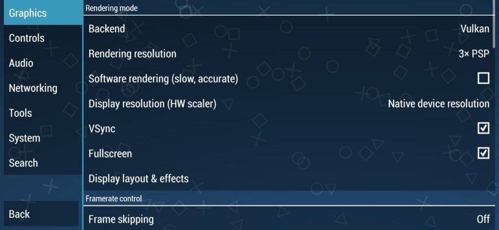Best PPSSPP settings for Android