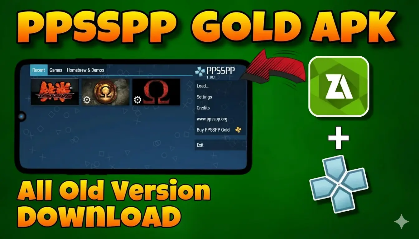PPSSPP GOLD APK All Old Version